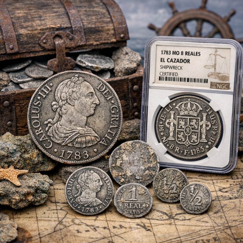 The El Cazador Shipwreck and the Historic Coins Recovered from the Gulf of Mexico